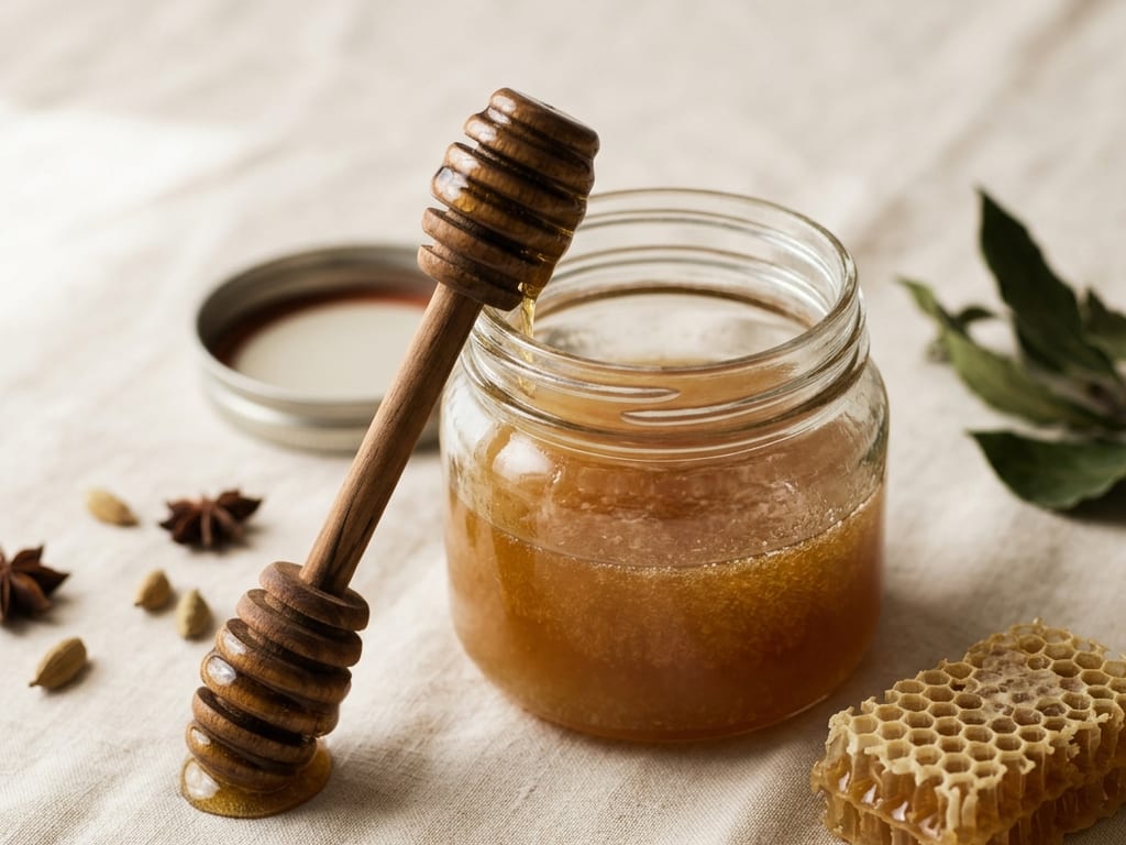 Raw Himalayan Honey & Dipper